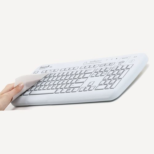 Clavier encastrable - TASTATUR-MEDIGENIC-GER - WES Systeme Electronic GmbH - à touches mécaniques / 105 touches / pour applications médicales