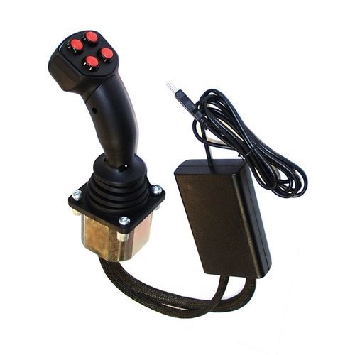 Joystick à effet Hall - JC6000-T-XY-SWITCH-V1-KIT - WES Systeme Electronic GmbH - 2 axes / avec boutons / IP65