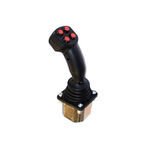 Joystick à effet Hall - JC6000-T-XY-SWITCH - WES Systeme Electronic GmbH - inductif sans contact / 2 axes / avec boutons