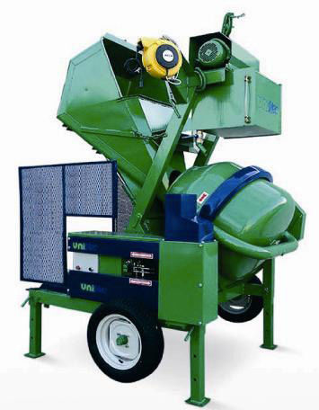 Bétonnière électrique - FG2C series - unimec - hydraulique / diesel / mobile