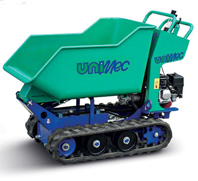 Mini-dumper sur chenilles - FG3304 - unimec - hydraulique / à essence / à déchargement frontal