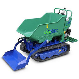 Mini-dumper sur chenilles - FG3306 - unimec - hydraulique / à essence / à déchargement frontal