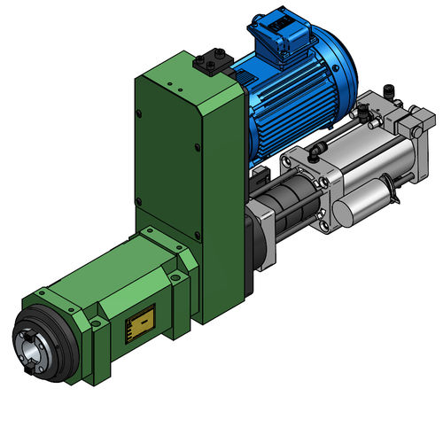 Broche d'usinage - SC80H-BT50 - HANN KUEN MACHINERY - de perçage / motorisée / avec changeur automatique d'outils