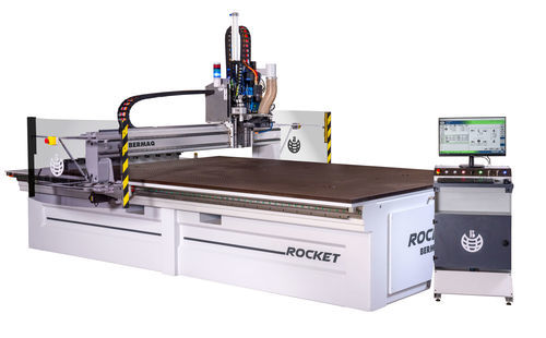 Fraiseuse CNC 3 axes - ROCKET - BERMAQ - verticale / pour le bois / pour composites