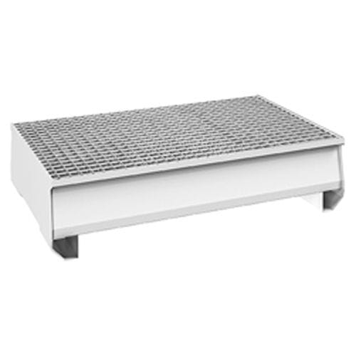 Bac de rétention 2 fûts - 39902 - RAASM SpA - acier / rigide / avec grille galvanisée