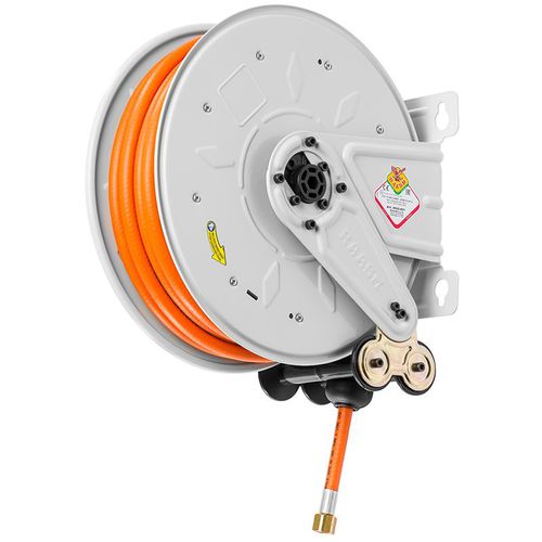 Enrouleur de tuyau - 8330.802 - RAASM SpA - à rappel automatique / pour chantier de construction / pour GPL