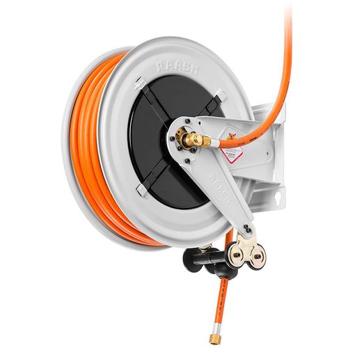 Enrouleur de tuyau - 8430.802 - RAASM SpA - à rappel automatique / pour chantier de construction / pour GPL