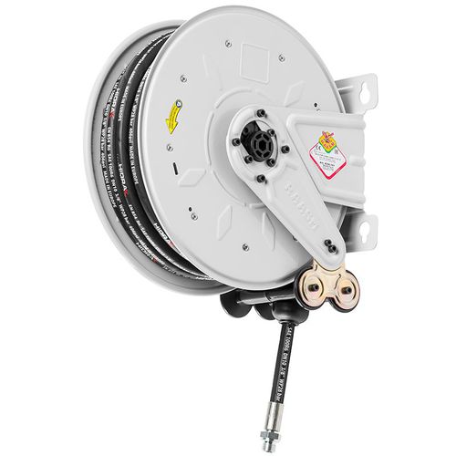 Enrouleur de tuyau - 8330.402 - RAASM SpA - à rappel automatique / pour chantier de construction / pour huile