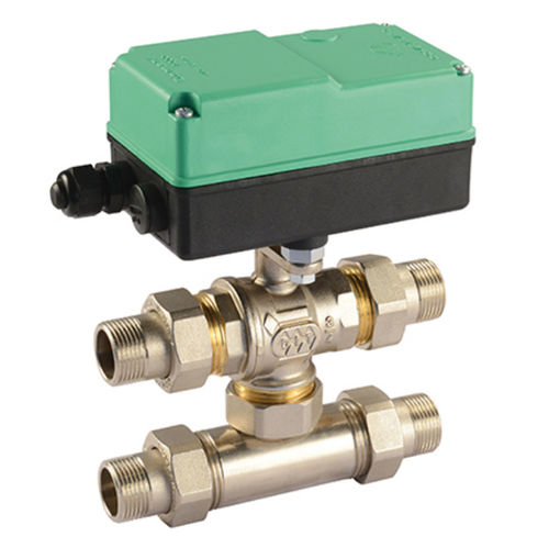 Vanne à boisseau sphérique - DY222 series - Comparato Nello S.r.l. - à actionneur électrique / de contrôle / de dosage