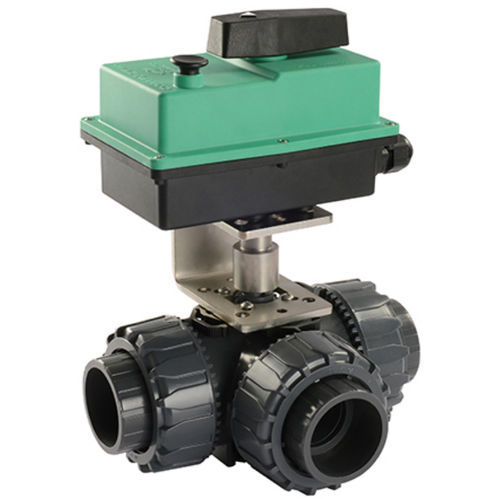 Vanne à boisseau sphérique - CY2 series - Comparato Nello S.r.l. - à actionneur électrique / filetée / de faible encombrement