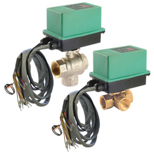 Vanne à boisseau sphérique - COMPAMIX PR - Comparato Nello S.r.l. - à actionneur électrique / de contrôle / pour l'eau