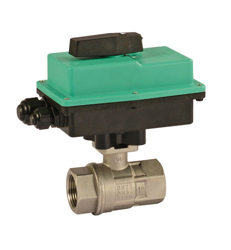 Vanne à boisseau sphérique - DY2 series - Comparato Nello S.r.l. - à actionneur électrique / de contrôle / d'aiguillage