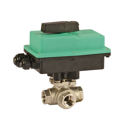 Vanne à boisseau sphérique - DY2 series - Comparato Nello S.r.l. - à actionneur électrique / de contrôle / d'aiguillage
