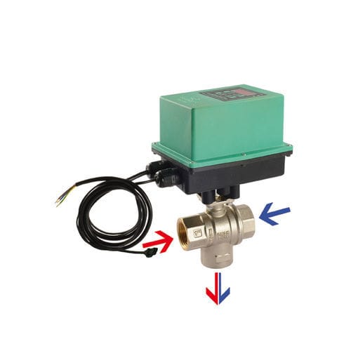 Vanne à boisseau sphérique - DIAMIXNFA - Comparato Nello S.r.l. - à actionneur électrique / de régulation de température / IP67