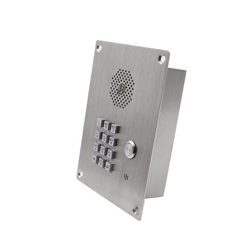 Interphone d'urgence - JR308-FK-IW - J&R Technology Ltd - durci / antivandalisme / à montage affleurant