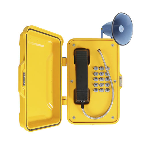Téléphone analogique - JR101-FK-H - J&R Technology Ltd - IP66 / IP65 / pour tunnel