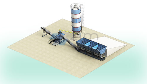 Centrale à béton stationnaire - ZIM BS MAXI - ZIM ENGINEERING - compacte / automatique