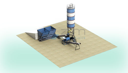 Centrale à béton stationnaire - ZIM BS ECO SINGLE - ZIM ENGINEERING