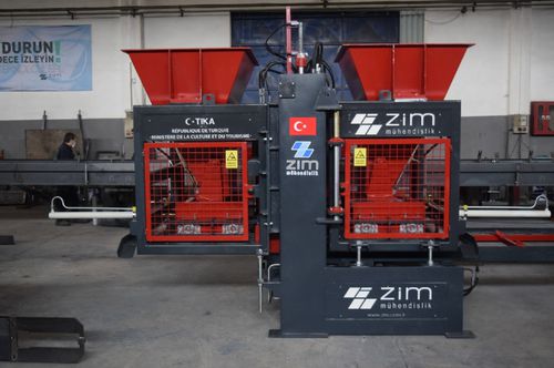 Machine de fabrication de blocs en béton - ZIM 412 - ZIM ENGINEERING - semi-automatique