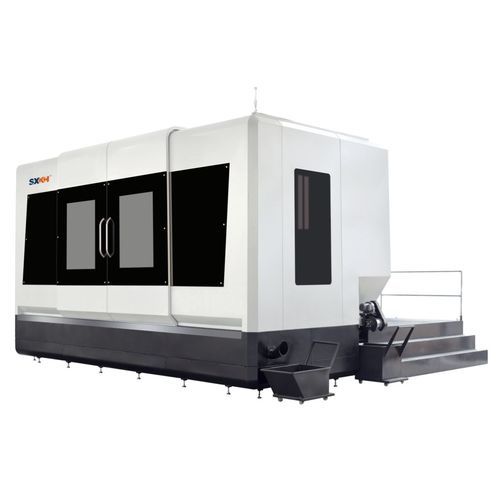Perceuse-fraiseuse CNC - MAD-2015D - SXKH GLOBAL - horizontale / à table rotative / 6 axes