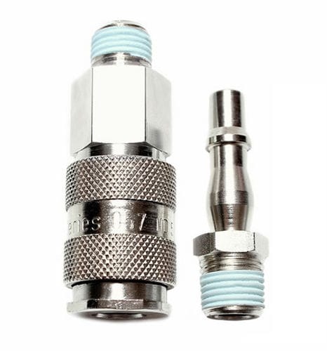 Raccord pneumatique - 057 series - Kee Connections - rapide / en laiton nickelé / en inox
