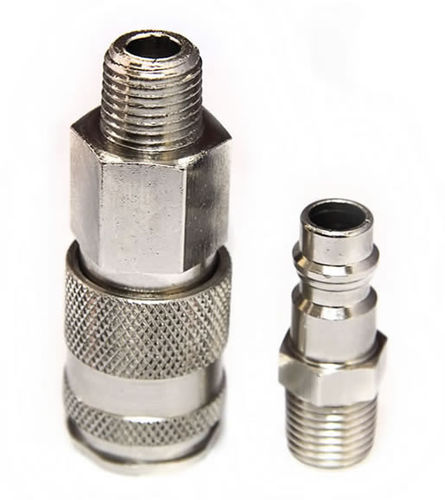 Raccord hydraulique - 073 series - Kee Connections - rapide / en laiton nickelé / en inox