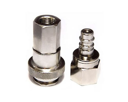 Raccord pneumatique - 373 series - Kee Connections - rapide / en laiton nickelé / en acier inoxydable