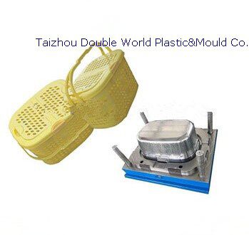 Moule d'injection plastique mono-empreinte - DDW-CRM009 - Taizhou Double World Plastic&Mould Co., Ltd. - pour caisses / pour l'industrie de l'emballage