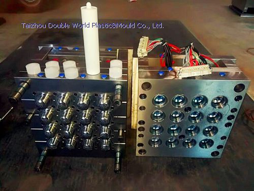 Moule d'injection plastique multi-empreintes - DDW-CM401 - Taizhou Double World Plastic&Mould Co., Ltd. - couvercles / pour l'industrie de l'emballage / pour l'industrie cosmétique