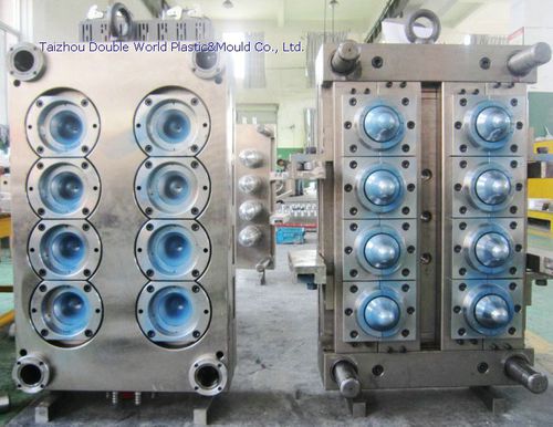 Moule d'injection plastique multi-empreintes - DDW-8CAV-PET - Taizhou Double World Plastic&Mould Co., Ltd. - emballages / de préformes / pour l'industrie de l'emballage