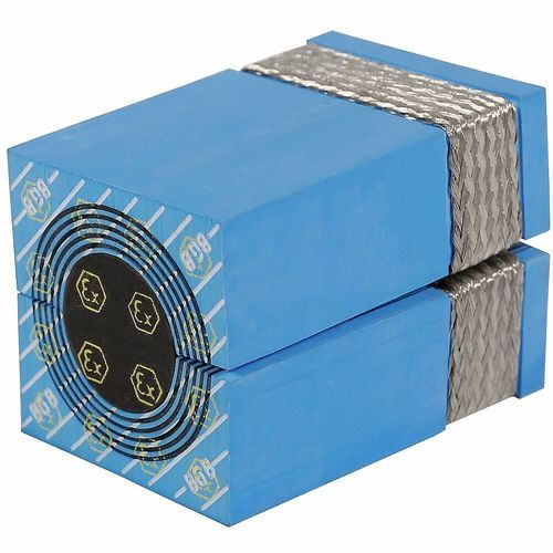 Système de traversée de cloison pour câble et tuyaux - RM BG™ Ex - Roxtec - multipassage / en deux parties