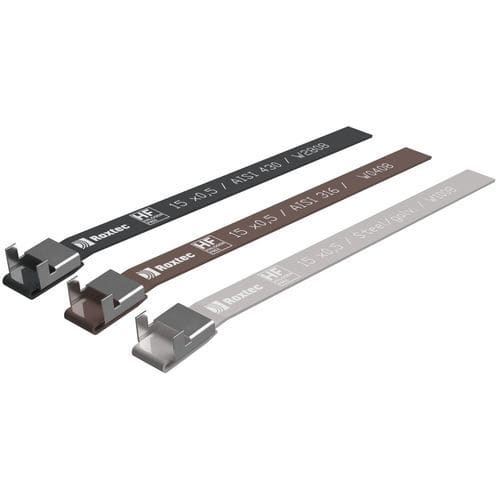 Collier de serrage en plastique - GK series - Roxtec - en acier inoxydable / en acier galvanisé / verrouillage à dents