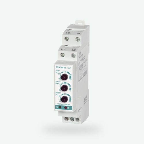 Relais de contrôle de tension - UV1 - Toscano Linea Electronica - de phase / sur rail DIN