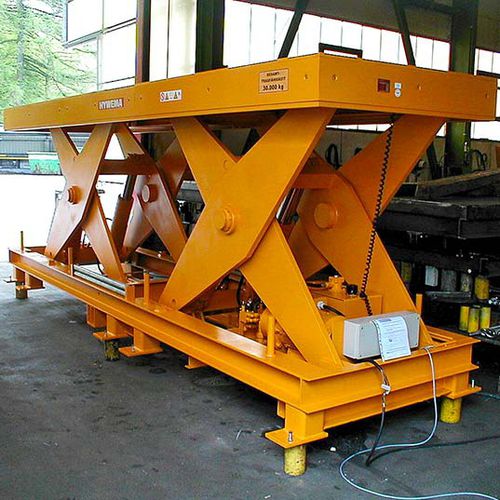 Nacelle élévatrice à ciseaux fixe - HYWEMA - Josef Schwahlen GmbH & Co.KG - électrique / pour applications industrielles