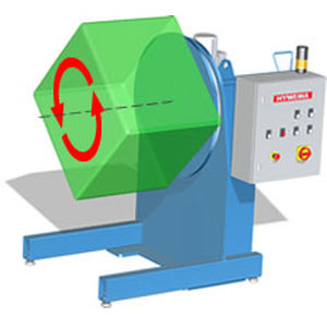 Table rotative universelle - DVMM series - HYWEMA - Josef Schwahlen GmbH & Co.KG - entraînée par moteur / verticale