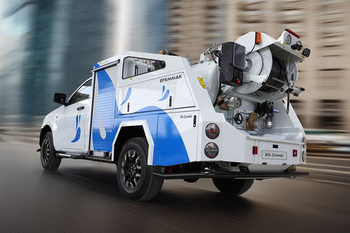 Camion aspirateur vidangeur - Xs-Combi - Efemmak - hydrocureur