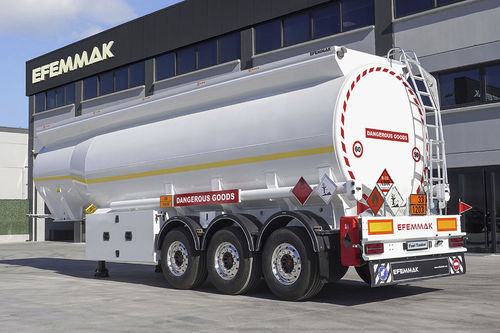 Semi-remorque pour carburant - E.FAST.GN.38.5 - Efemmak - citerne / à 3 essieux / tractée