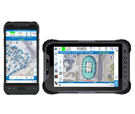 Solution logicielle de chantier - Cube-a - Stonex - Androïd