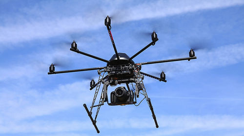 Drone octorotor - 6sGEO - Mikrokopter - pour la prise de vue aérienne / de surveillance