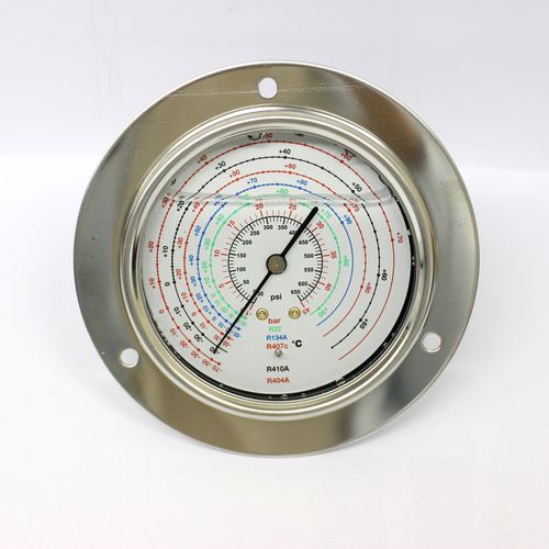 Manomètre analogique - PGR-75-SS - Seasons Gauge Co., Ltd - en acier inoxydable / en laiton / à tube de Bourdon à liquide