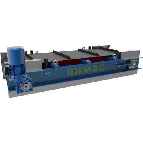 Séparateur du type overband - IDEMAG - de métaux / magnétique / pour l'industrie du recyclage