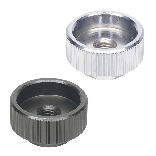 Bouton moleté - BJ750-N - Imao Corporation - rond / en acier / en acier chromé
