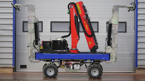 Grue araignée sur chariot motorisé - CA series - Minitrucks Robotics - télescopique / tout terrain / de levage