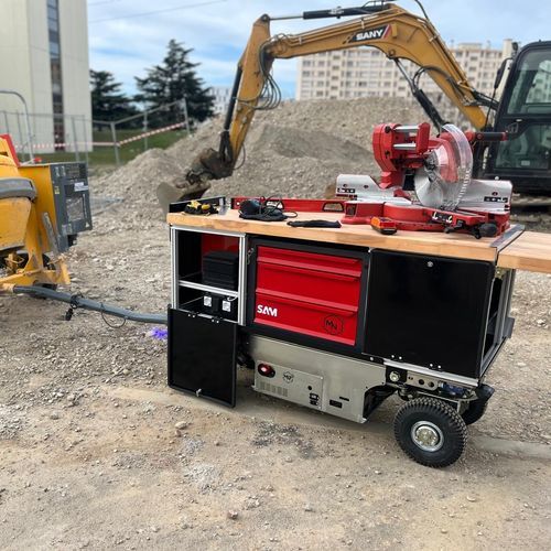 Établi mobile - R.GO - Minitrucks Robotics - modulaire / robuste