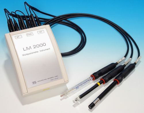 Appareil de mesure multiparamètres - LM 2000 - Sensortechnik Meinsberg GmbH - température / de concentration d'oxygène / de concentration ionique