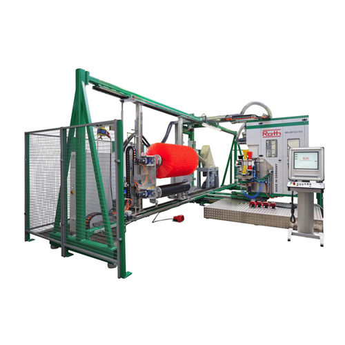 Machine de brossage à rouleau - VP-WA-BFA21/E5 - Roth Composite Machinery GmbH