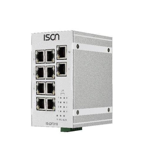Commutateur Ethernet non administrable - IS-DF310 series - ISON Technology Co., Ltd. - 10 ports / de niveau 2 / sur rail DIN