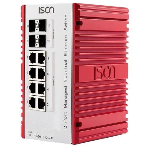 Commutateur Ethernet administrable - IS-DG512  - ISON Technology Co., Ltd. - 12 ports / Gigabit Ethernet / de niveau 2
