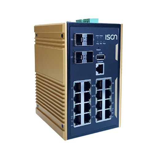 Commutateur Ethernet administrable - IS-DX620P  - ISON Technology Co., Ltd. - 20 ports / de niveau 2 / gigabit
