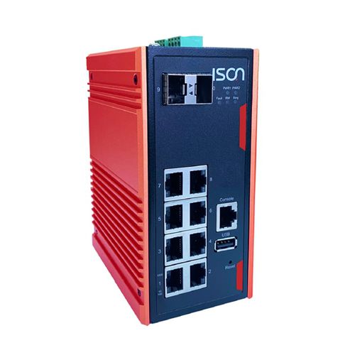 Commutateur Ethernet administrable - IS-DX910  - ISON Technology Co., Ltd. - 10 ports / Gigabit Ethernet / de niveau 3